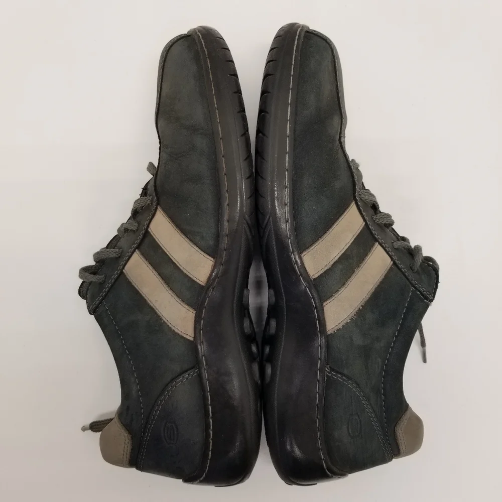 Sketchers Critics 60043 Mens Size 12 Gray Leather Sneakers Lace Up Drivi…